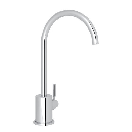 Rohl R7517APC Lux C-Spout Filter Faucet with Metal Lever Handle, Polished Chrome