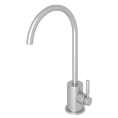 Rohl R7517SB Lux C-Spout Filter Faucet with Metal Lever Handle, Brushed Stainless Steel