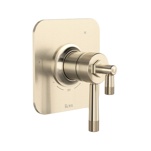 Rohl TMB45W1LMSTN Graceline 1/2-in Thermostatic and Pressure Balance Trim with 5 Functions with Lever Handle, Satin Nickel