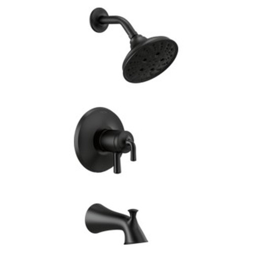 Delta T17433-BL Kayra Monitor 17 Series Tub and Shower Trim, Matte Black