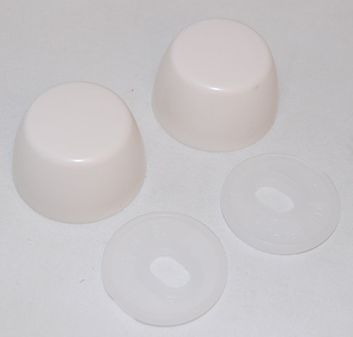 Bolt Cap Set (10 Caps and 10 Bases) f for All Toilet Models (Except Mercer) and Piedmont Bidet in Sedona Beige