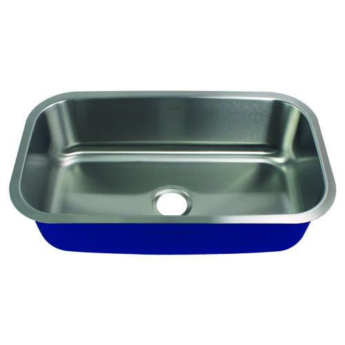 31.5-in x 18.31-in x 9-in 16 Gauge Super Single Bowl, Undermount Stainless Steel Kitchen Sink