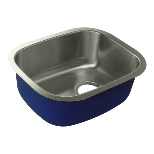 12.63-in x 15-in x 7-in 16 Gauge Single Bowl, Undermount Stainless Steel Kitchen/Bar Sink 