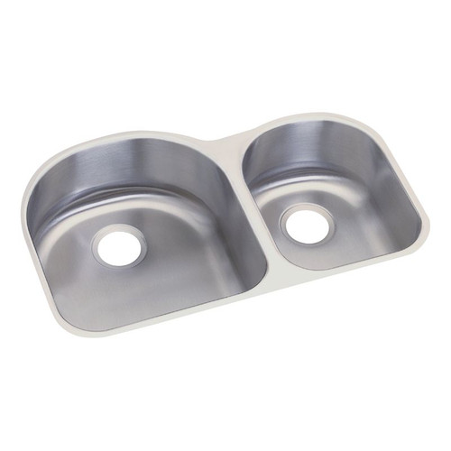 Dayton DXUH3119R Stainless Steel Double Bowl Undermount Sink in Radiant Satin