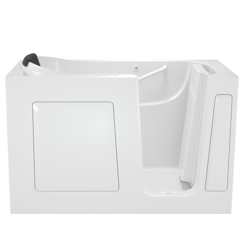 30-in. x 60-in. Walk-In Air Spa and Whirlpool Massage Bathtub with Right-Hand Drain in White
