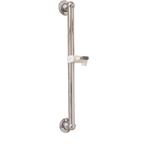 24" Hand Shower Grab Bar with Clamp in Chrome