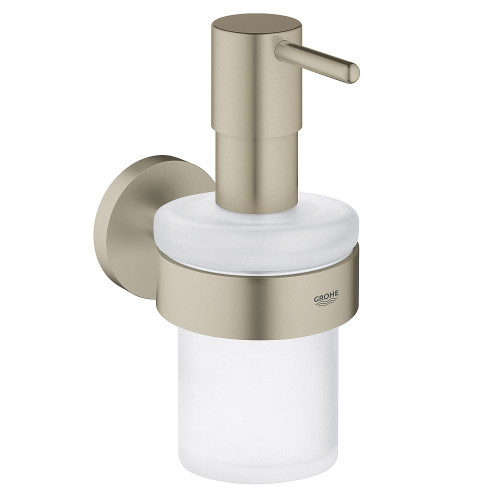 Grohe 40448EN1 Essentials Soap Dispenser with Holder in Brushed Nickel
