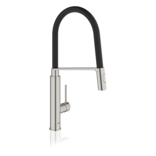 Grohe 31492DC0 Concetto Professional Single-Handle Kitchen Faucet in SuperSteel Infinity