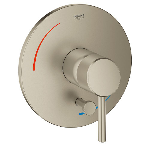 Grohe 29102EN1 Concetto Pressure Balance Valve Trim with Diverter in Brushed Nickel