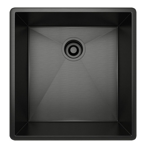 Single Bowl Bar/Food Prep/Kitchen Sink in Black Stainless Steel