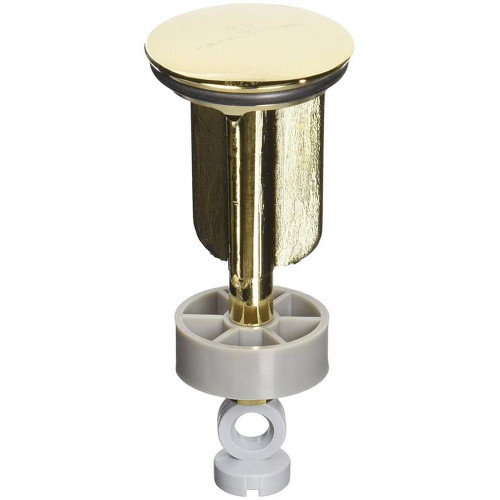 Pop-Up Center Drain Plug in English Gold