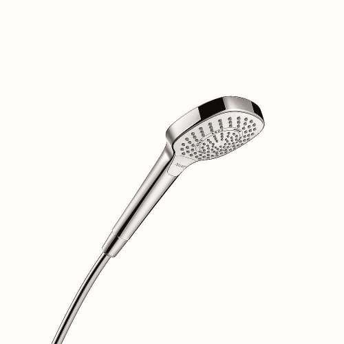 Hansgrohe 26811401 Croma Select E 2.0 GPM 3-Jet Handshower 110, In White/Chrome