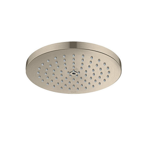 Hansgrohe 27629821 Raindance S 1.8 GPM 1-Jet P Showerhead 180, In Brushed Nickel