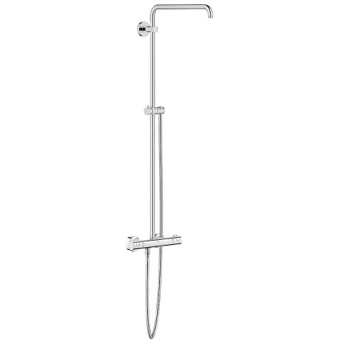 Grohe 26419000 Euphoria Shower System with Thermostat for Wall Mount with 1.8 gpm Flow in StarLight Chrome