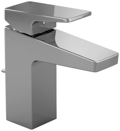 Single-Hole Bathroom Sink Faucet in Polished Chrome, 1.5 GPM