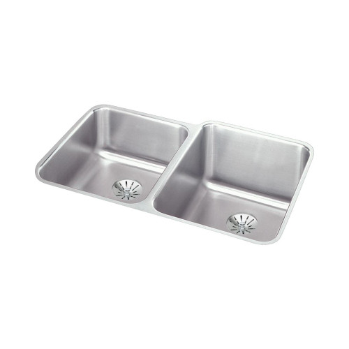 Elkay KF-ELUH3120LPD 31.25-in X 20.5-in Stainless Steel Undermount Kitchen Sink Kit