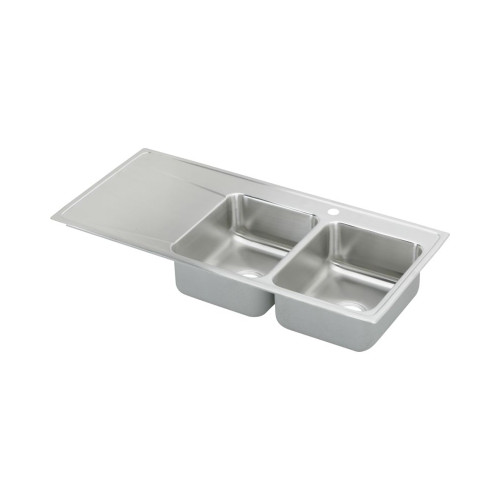 Elkay KF-ILR4822R1 48-in X 22-in Stainless Steel Drop-in Kitchen Sink Kit