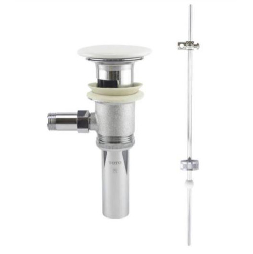 Drain Fitting Assembly with Decorative Top Cover in Cotton