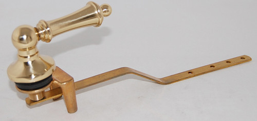 Trip Lever for Clayton Toilets in Polished Brass