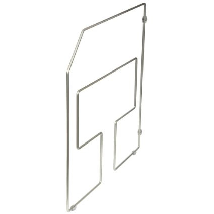 TD18-FN Tray Divider 1 in w. x 18 in h. x 19.5 in d. Frosted Nickel