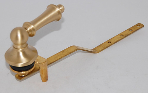 Brass Trip Lever for Clayton Toilets in Satin Brass