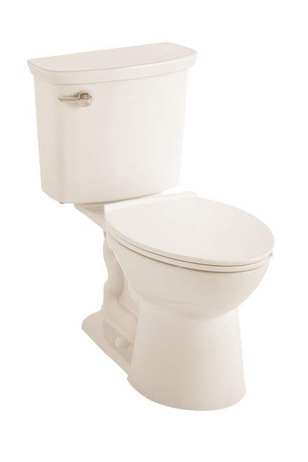 12" High Efficiency Right Height Elongated 2-Piece Toilet Combo without Seat, in Linen
