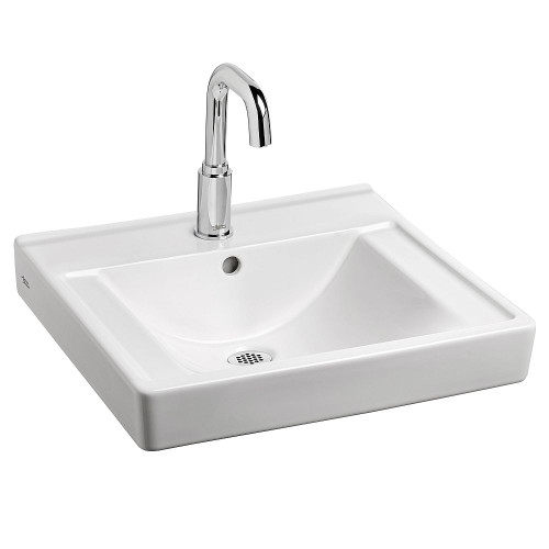Everclean Wall-Hung Bathroom Sink in White