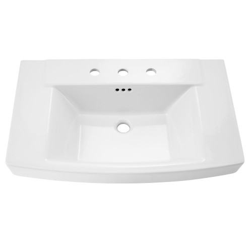 American Standard 0328008.020 Townsend 8-in Widespread Pedestal Sink Top, White