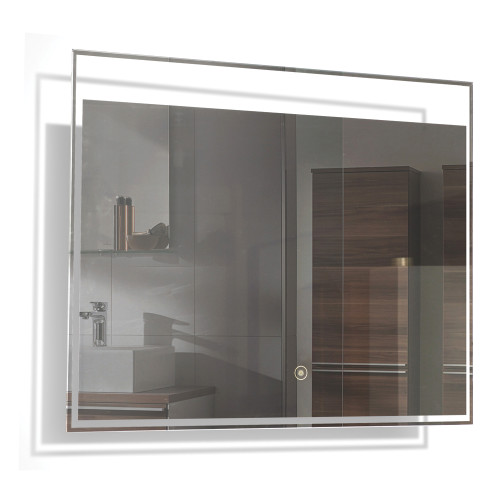 31.50 X 1.18 X 23.62 LED-Backlit Contemporary Mirror with Touch Sensor