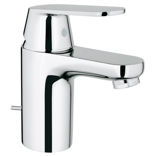 Grohe 3287500A Eurosmart Cosmopolitan Single-Handle S-Size Bathroom Faucet with Drain in StarLight Chrome