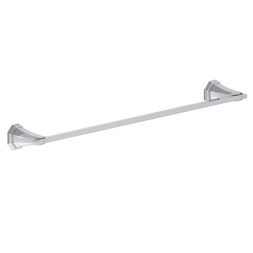 Rohl U.6140APC 18-in Wall Mount Single Towel Bar in Polished Chrome