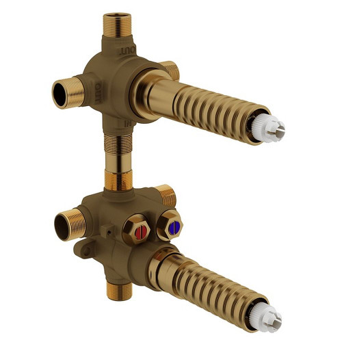 1/2" Shared Thermostatic Shower with Diverter