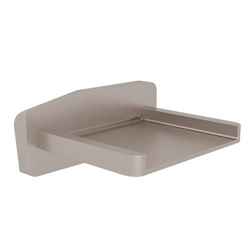 Cascade Waterfall Wall Mount Tub Spout in Satin Nickel