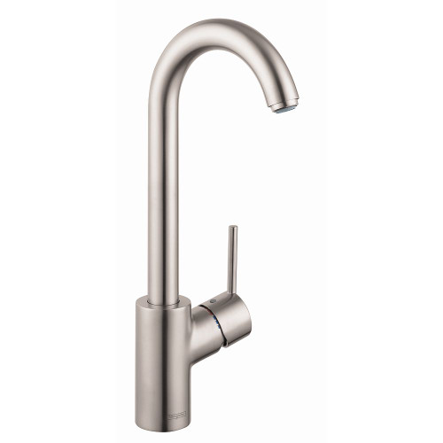 Hansgrohe 04287800 Talis S Bar Faucet, 1.5 GPM, In Steel Optic
