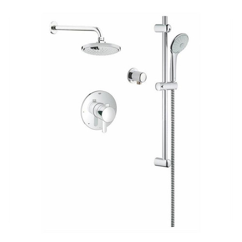 Grohe 117166 Rainshower Cosmopolitan Dual Function Pressure Balance Valve Shower Kit