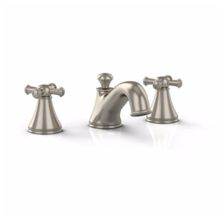 Toto TL220DD12#BN Widespread Lavatory Faucet with Cross Handles in Brushed Nickel