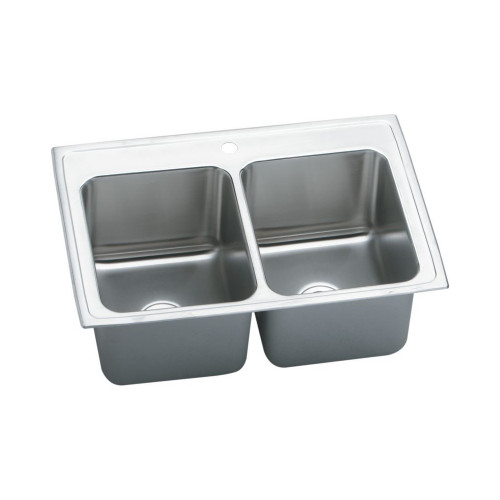 Elkay KF-DLR3722101 37-in X 22-in Stainless Steel Drop-in Kitchen Sink Kit