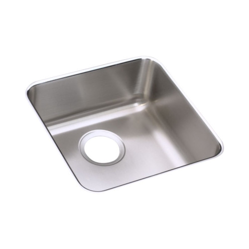 Elkay KF-ELUHAD121250 14.5-in X 14.5-in Stainless Steel Undermount Kitchen Sink Kit