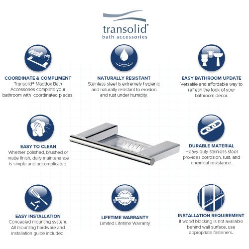 Soap Dish, In Polished Chrome