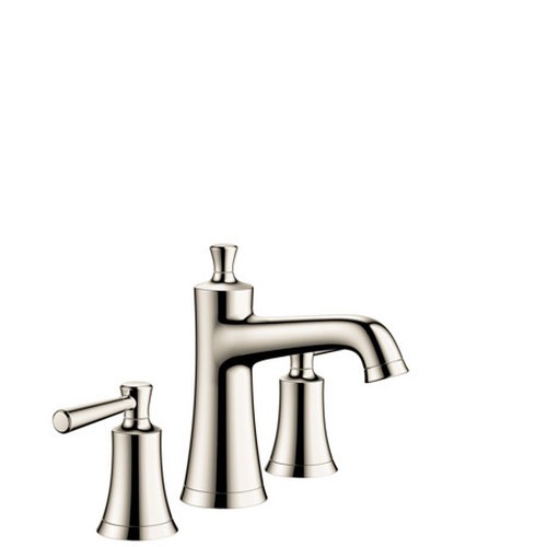 Hansgrohe 04774830 Joleena Widespread Faucet 100 with Pop-Up Drain, 1.2 GPM in Polished Nickel