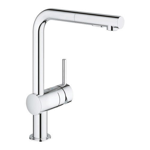 Grohe KKS-30300000 Minta Pull-Out Kitchen Faucet with Soap Dispenser