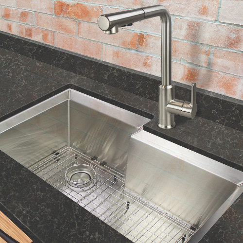 Transolid T3630-LS Sloane Pull-Down Kitchen Faucet, Luxe Stainless