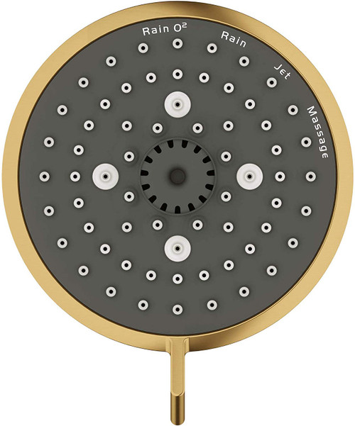 Grohe 26043GN1 New Tempesta Cosmopolitan 100 4 Spray Shower Head in Brushed Cool Sunrise Finish