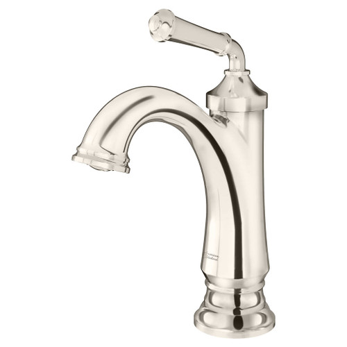 Single-Handle Bathroom Faucet in Polished Nickel Finish