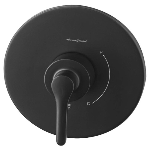 Single Function Pressure Balanced Valve with Single Lever Handle in Matte Black Finish