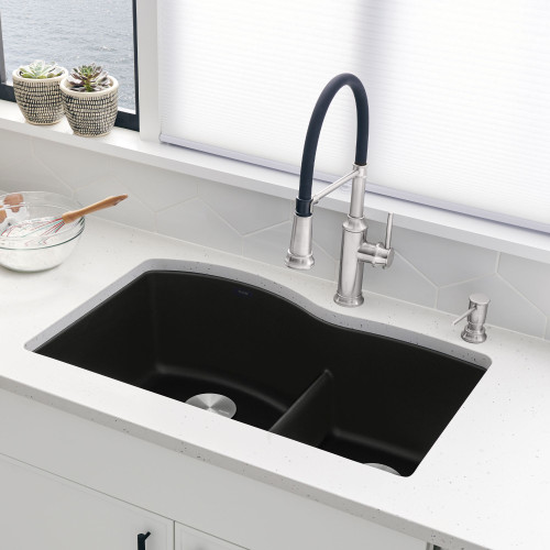 Blanco 442910 Diamond 1-3/4 Low Divide in Coal Black