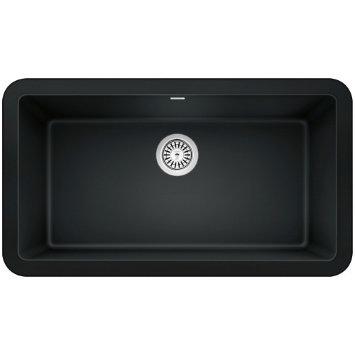 Blanco 402575 Ikon 33" Apron Single Bowl in Coal Black