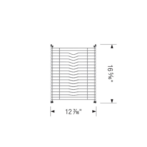 236431 Diamond Stainless Steel Floating Dish Rack