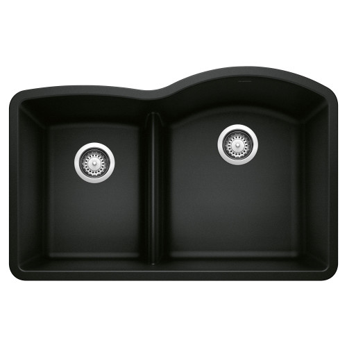 KA-442911 Diamond 1-3/4 Low Divide Reverse Sink Kit in Coal Black