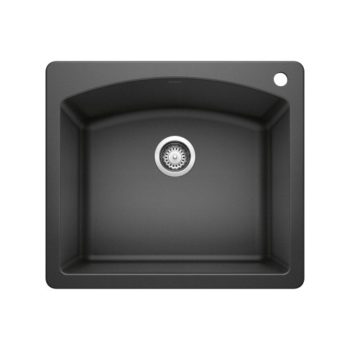 KA-440210 Diamond Single Bowl Dual Mount Sink Kit in Anthracite